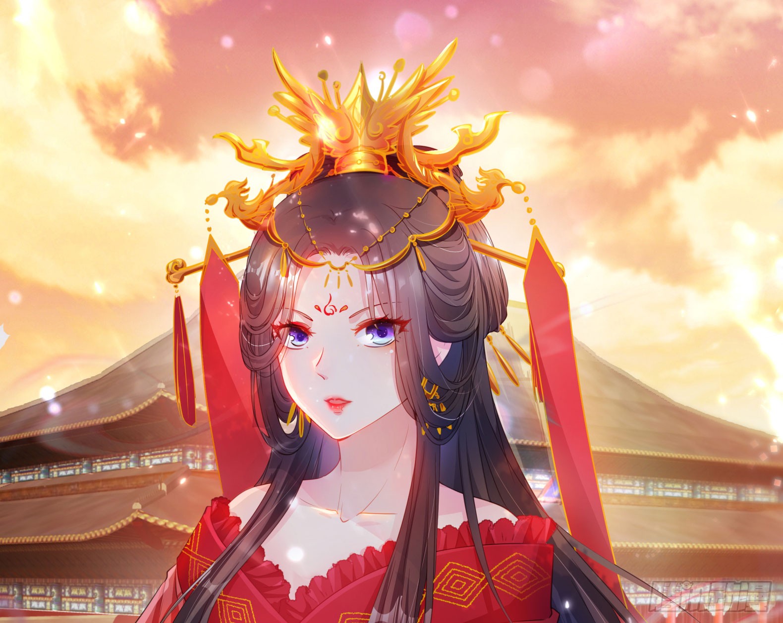 《女皇后宫有点乱》第9话 吃醋了-在线漫画-腾讯动漫官方网站