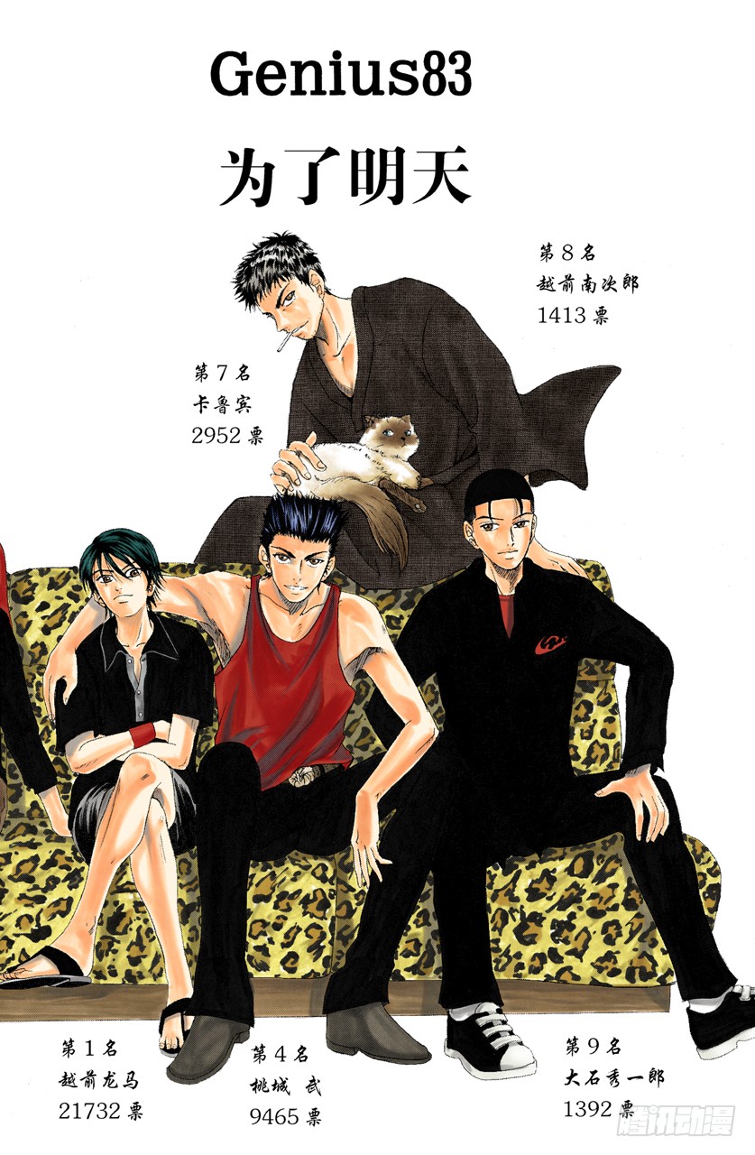 网球王子 全彩版 为了明天 在线漫画 腾讯动漫官方网站