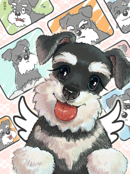 狗狗变成了幽灵