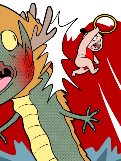 封神四格漫画之哪吒篇