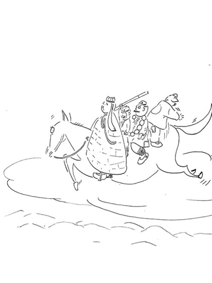 大花西游四格漫画